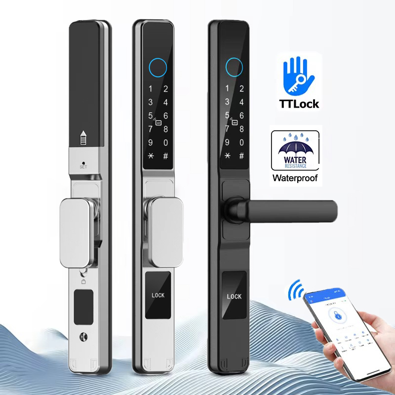 Furniture Sliding Door Hardware - Waterproof Fingerprint Smart Lock TTLock Bluetooth