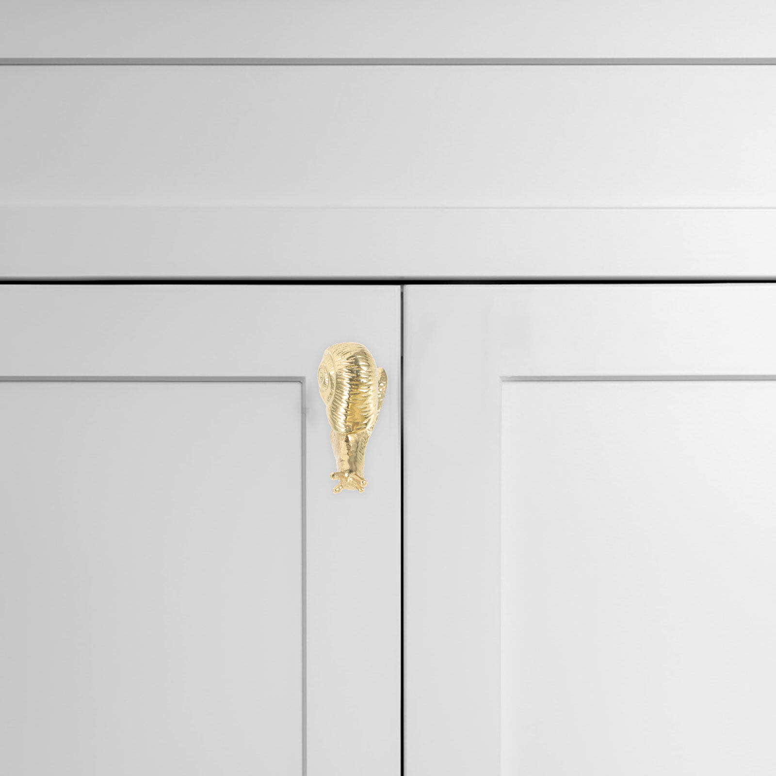 Furniture Hardware Replacement - Snail Shaped Cabinet Knob Metal Drawer