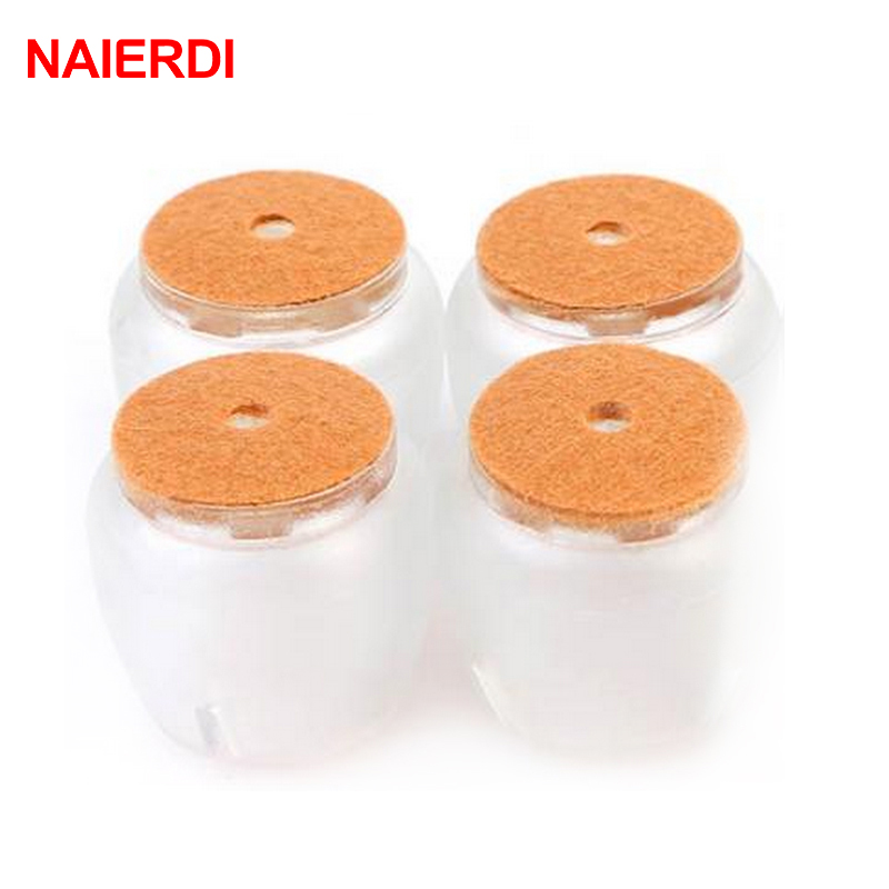 Furniture Hardware For Legs - NAIERDI 8pcs Silicone Wood Floor Protector