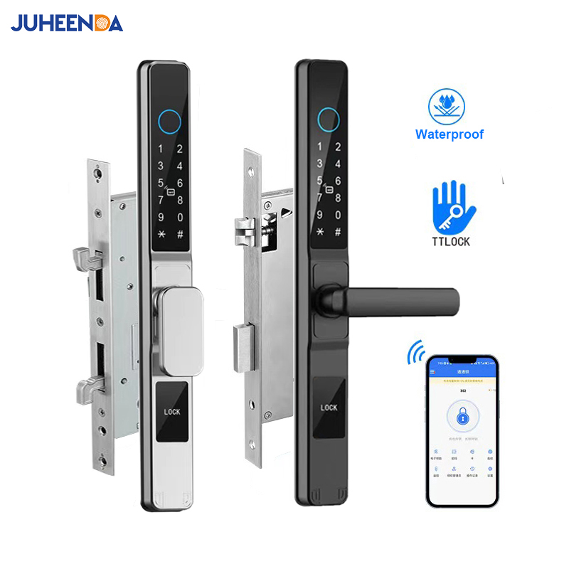 Furniture Sliding Door Hardware - TTLock APP Waterproof Fingerprint Password Smart