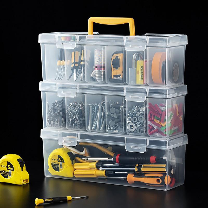 Furniture Hardware Handles - SUSU Handheld Toolbox Portable Large Capacity