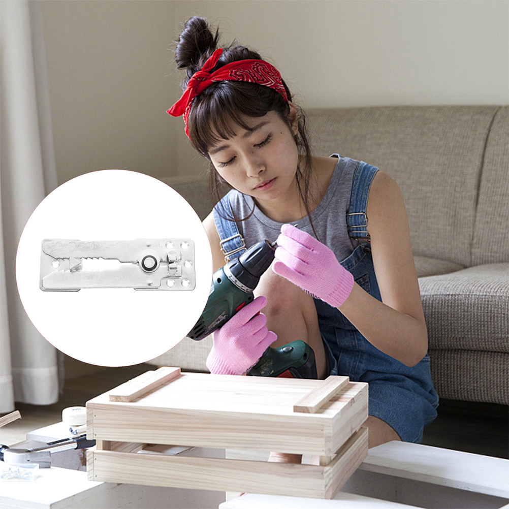 Furniture Joining Hardware - 2Pcs Sectional Sofa Connectors Premium Metal