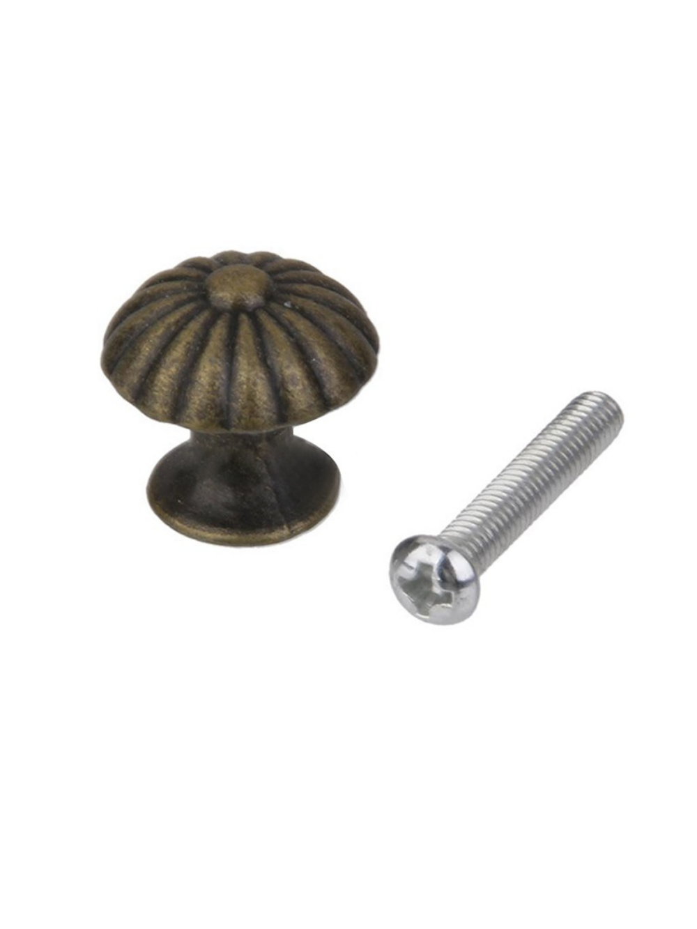 Furniture Hardware Handles - Retro Mini Round Pull Knobs 10Pcs