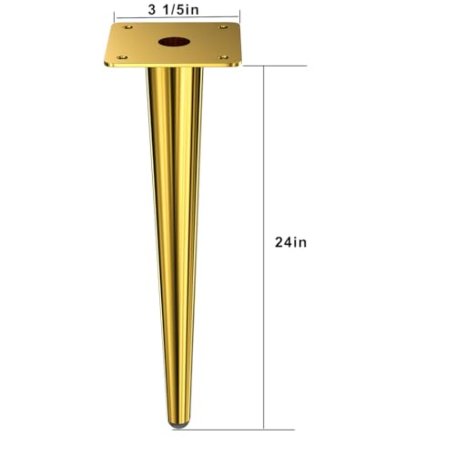 2 Furniture Table Legs Golden, - Furniture Hardware For Legs ulasan dan harga