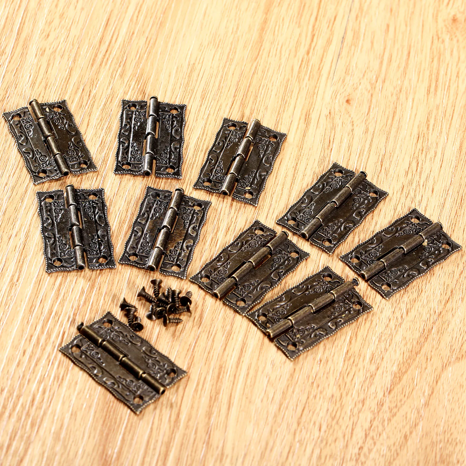 10pcs Hinges 36*23mm Iron Anti - Furniture Hardware Vintage ulasan dan harga
