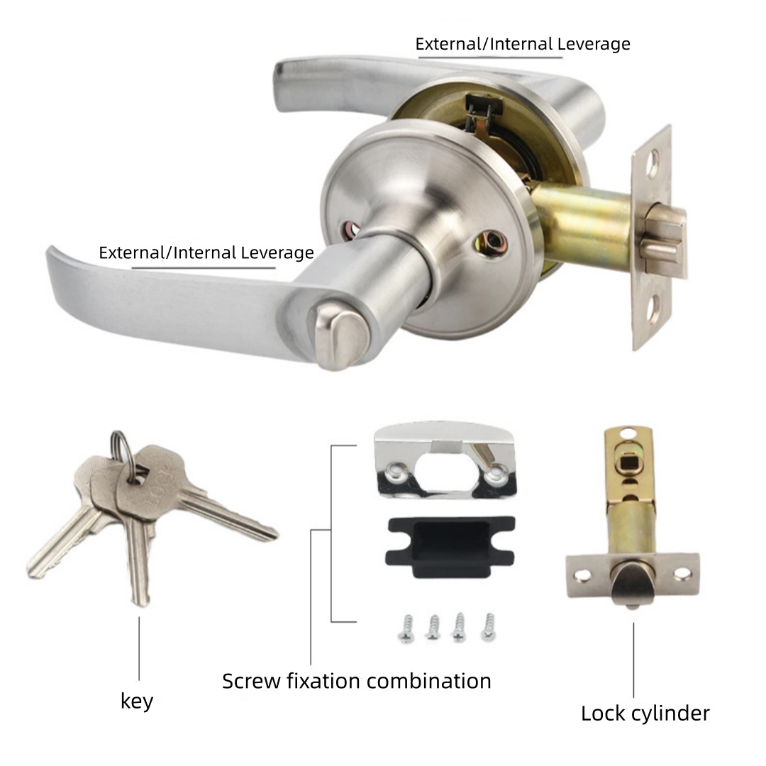 Household Door Handle Lock Rou - Furniture Sliding Door Hardware ulasan dan harga