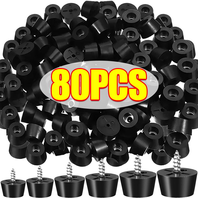 80/8pcs Rubber Pads Floor Prot - Furniture Hardware For Legs ulasan dan harga