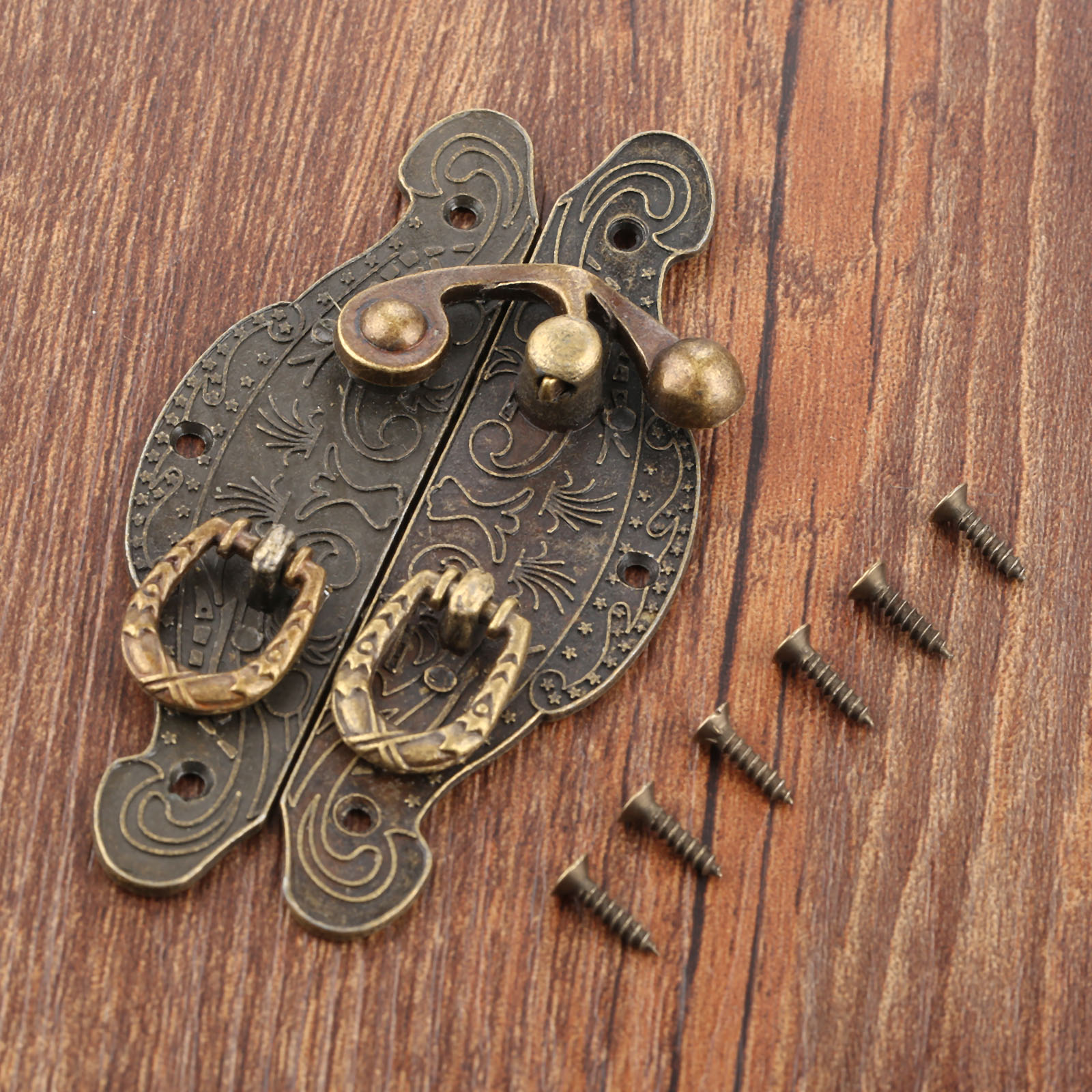 1PC Antique Box Latch Hasp Vin - Furniture Hardware Vintage ulasan dan harga