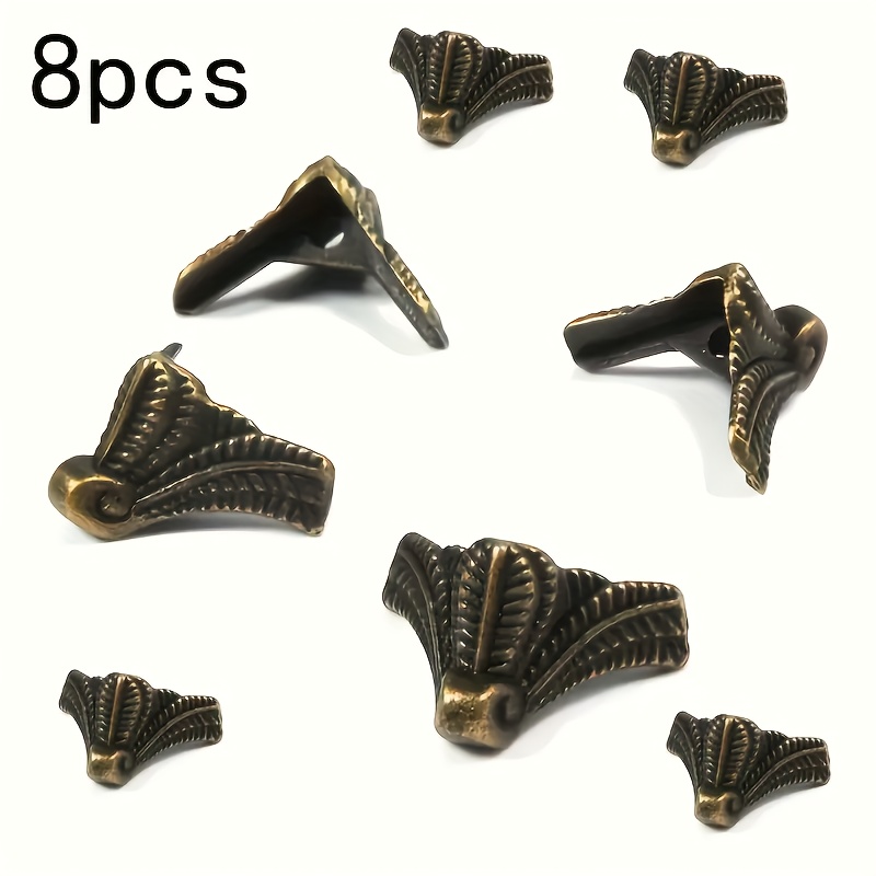 8Pcs Antique Corner Protector  - Furniture Hardware For Legs ulasan dan harga