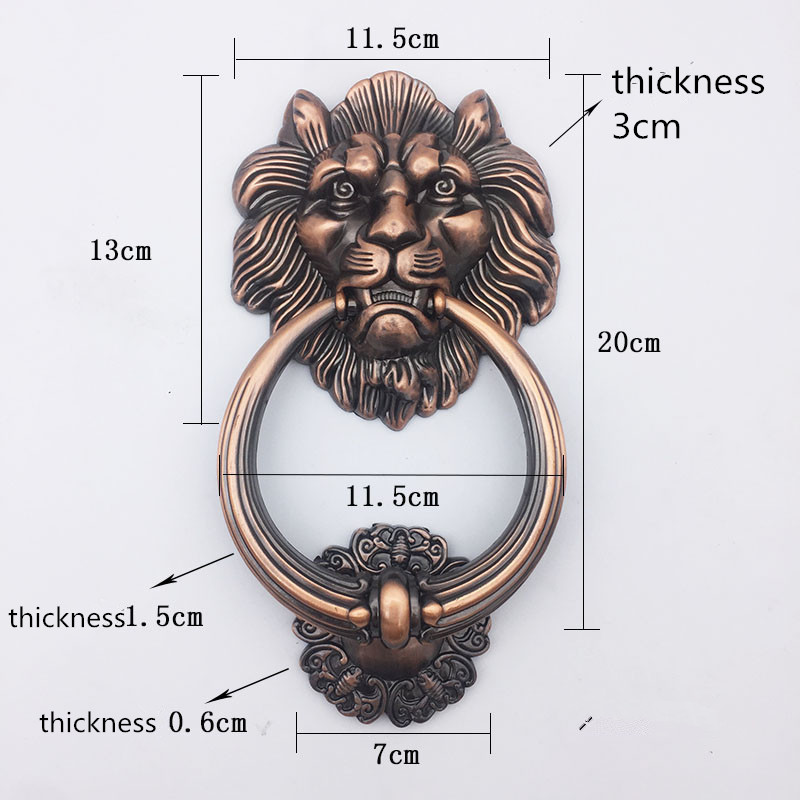Antique Bronze Lion Head Handl - Furniture Joint Hardware ulasan dan harga