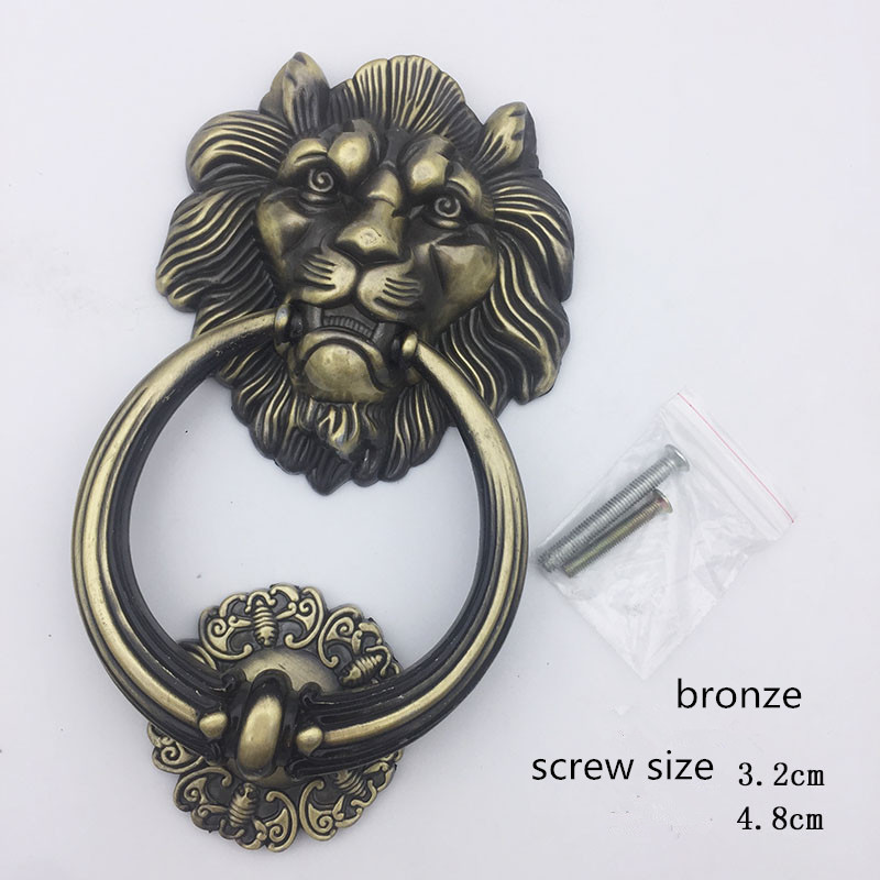 Antique Bronze Lion Head Handl - Furniture Joint Hardware ulasan dan harga
