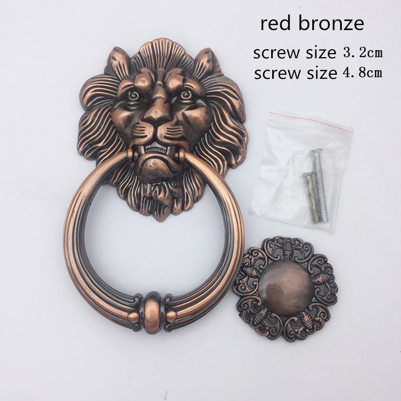 Antique Bronze Lion Head Handl - Furniture Joint Hardware ulasan dan harga