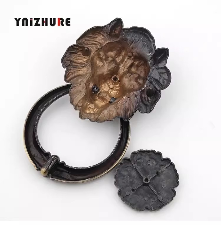 Antique Bronze Lion Head Handl - Furniture Joint Hardware ulasan dan harga