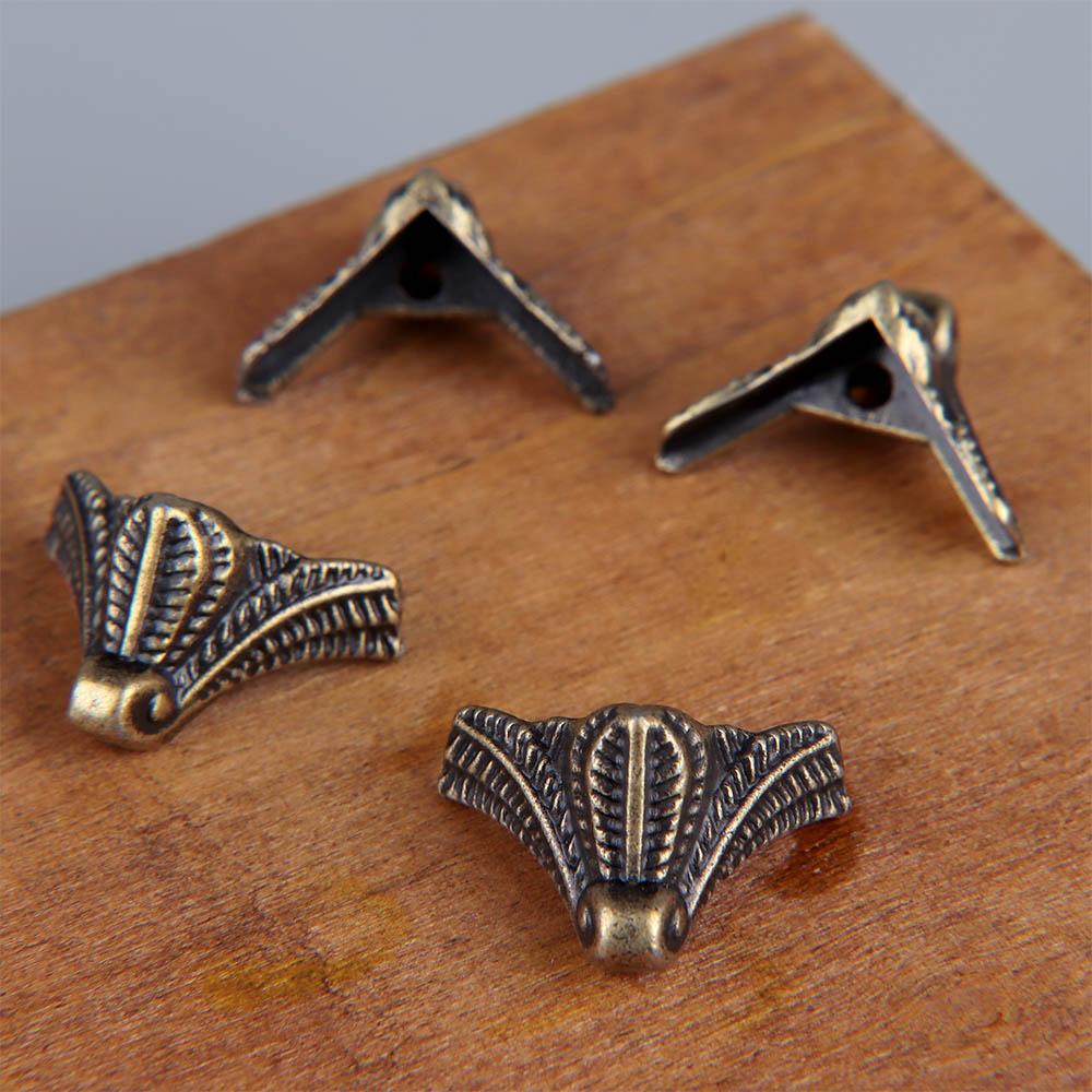4Pcs Antique Corner Protector  - Furniture Hardware For Legs ulasan dan harga