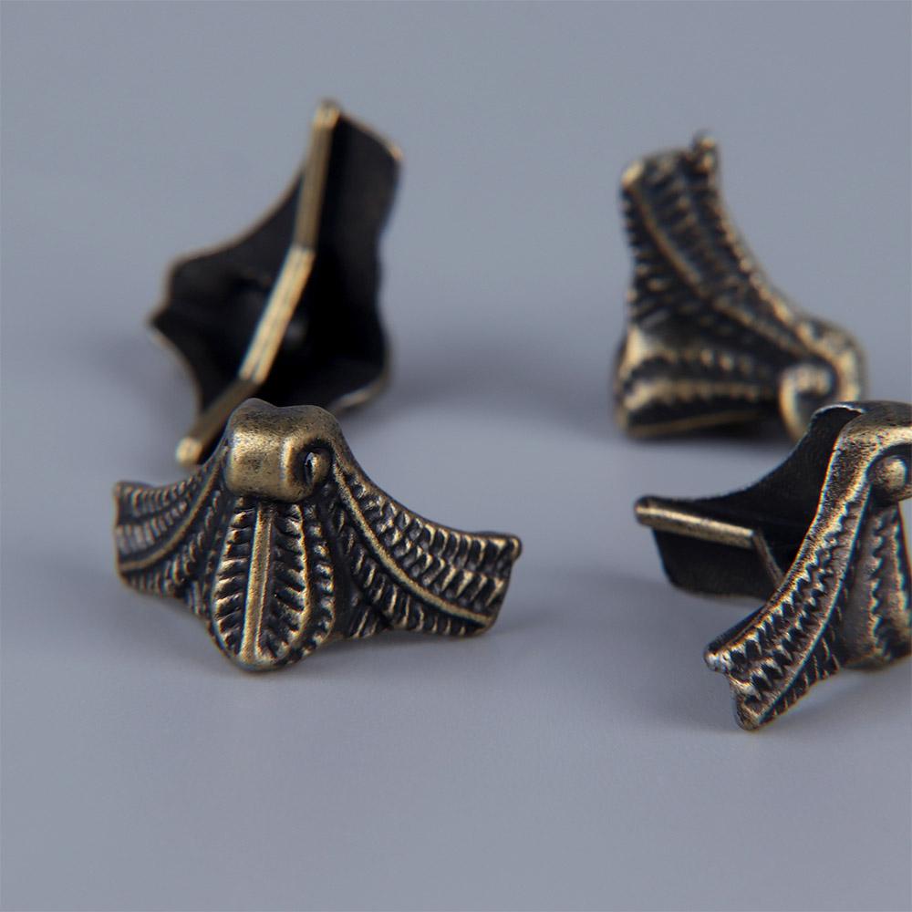 4Pcs Antique Corner Protector  - Furniture Hardware For Legs ulasan dan harga