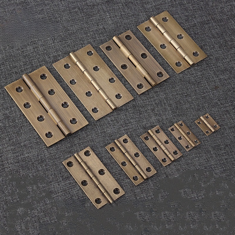 4Pcs Antique Brass Door Hinges - Furniture Hardware Vintage ulasan dan harga