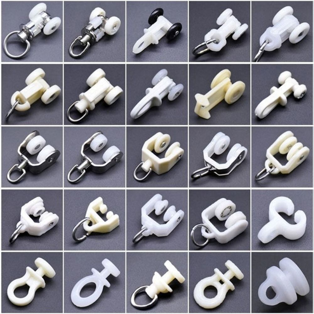 10Pcs Straight Curved Track Ro - Furniture Hook Hardware ulasan dan harga