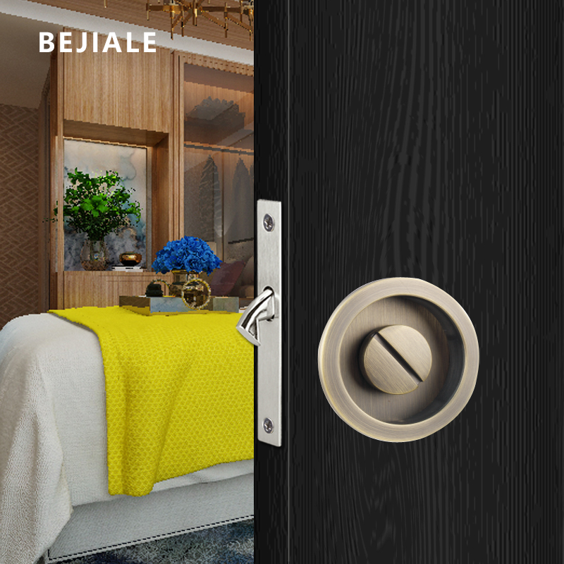 Round Black Sliding Door Slidi - Furniture Sliding Door Hardware ulasan dan harga