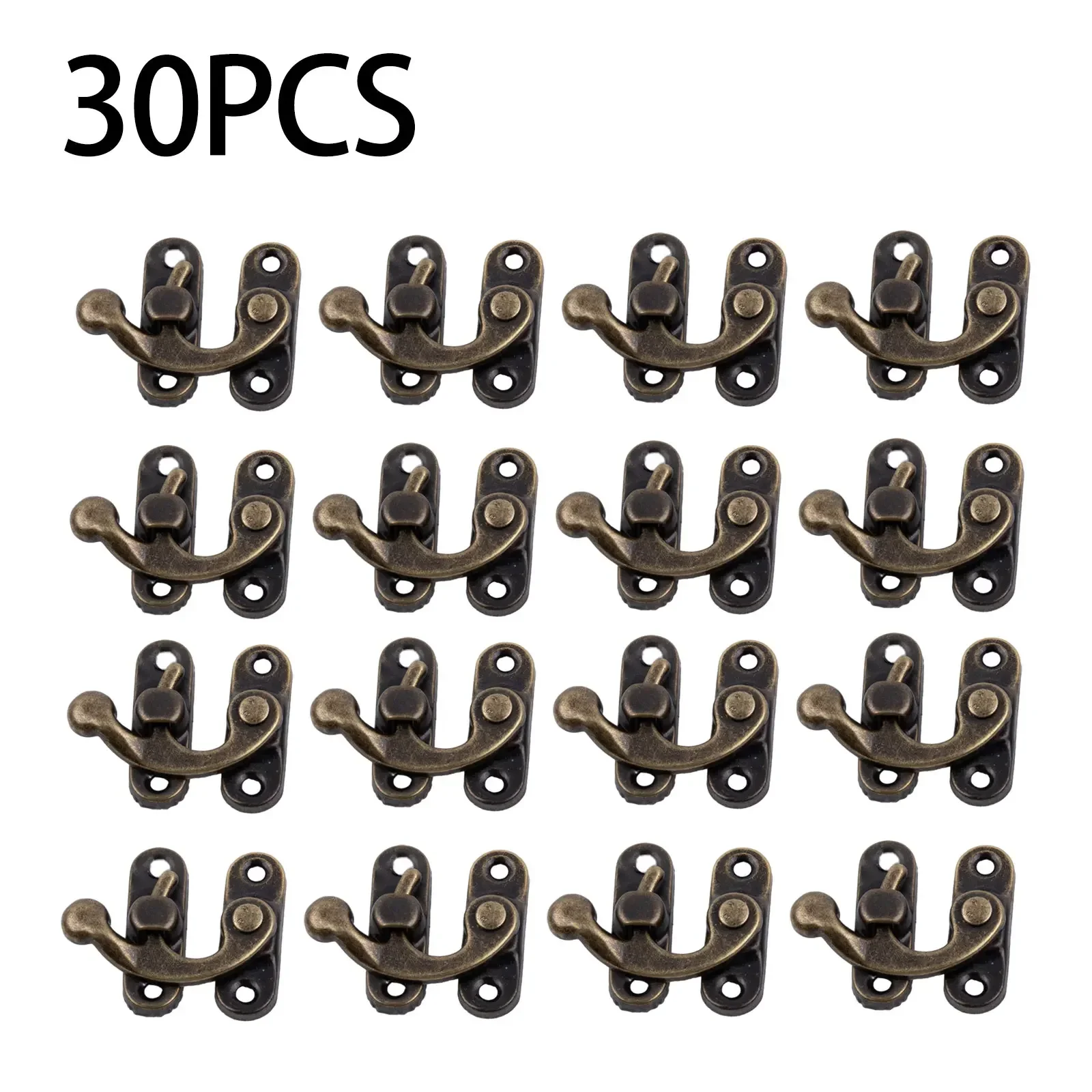 30 Pcs Small Antique Metal Loc - Furniture Hook Hardware ulasan dan harga