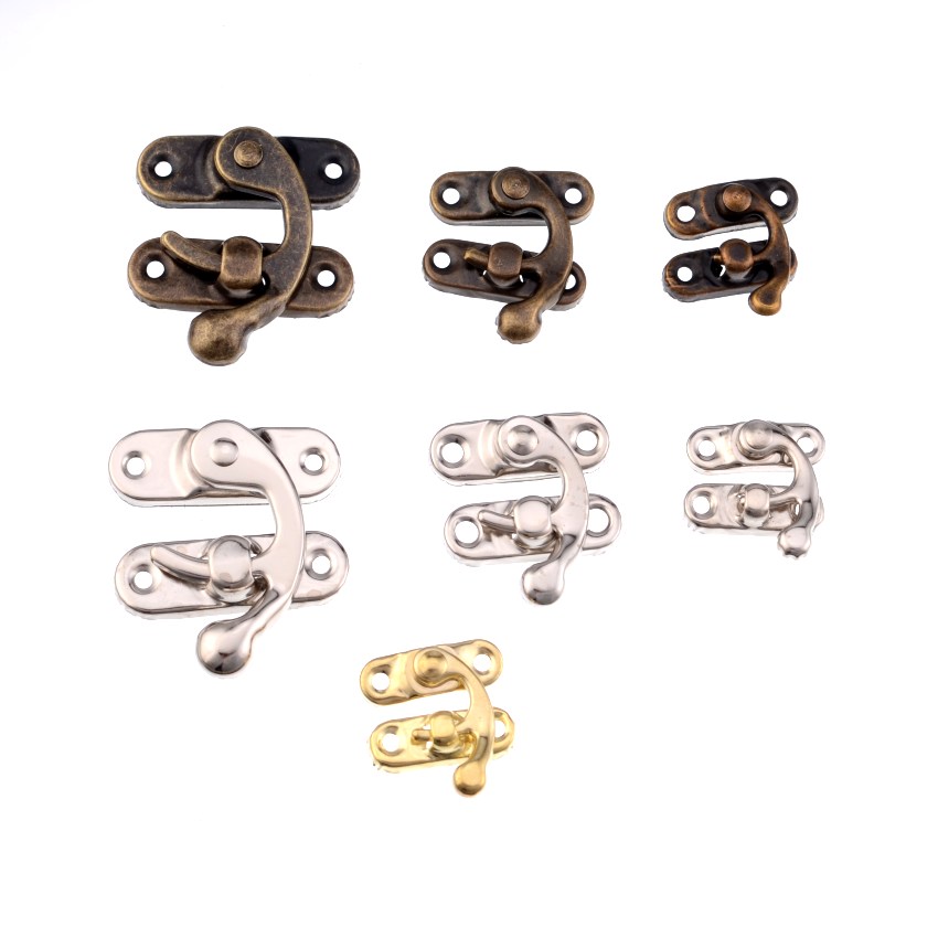 5x Antique Metal Lock Decorati - Furniture Hook Hardware ulasan dan harga