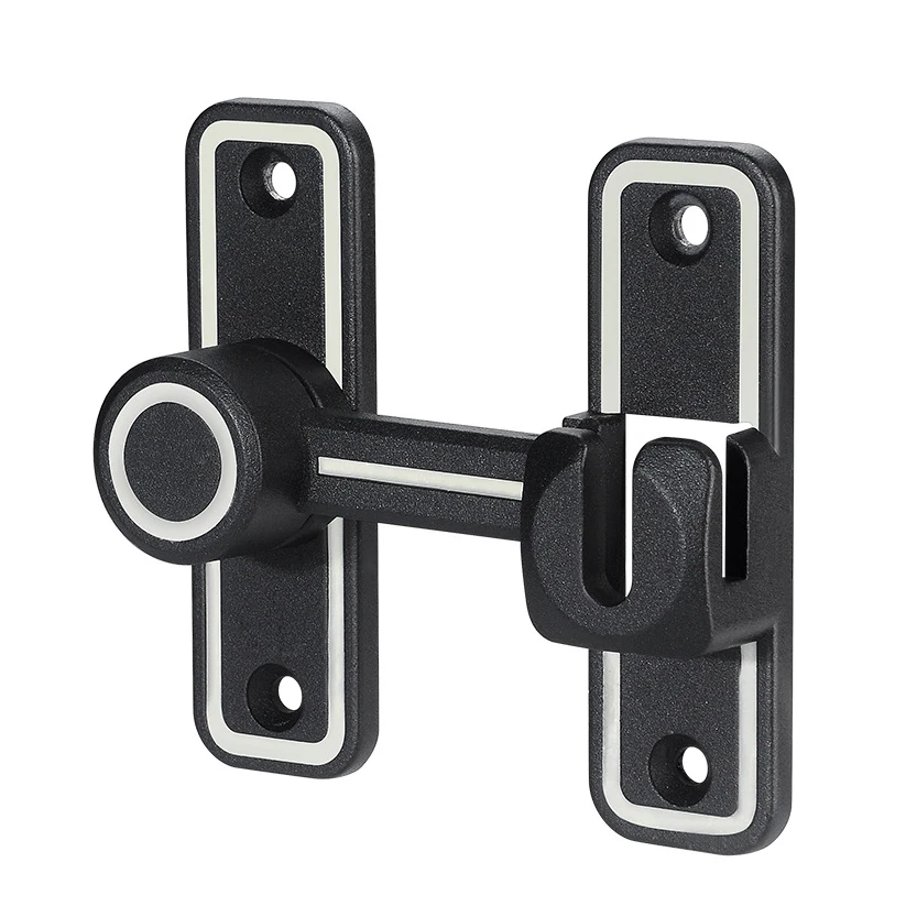 Black Luminous Barn Door Latch - Furniture Sliding Door Hardware ulasan dan harga