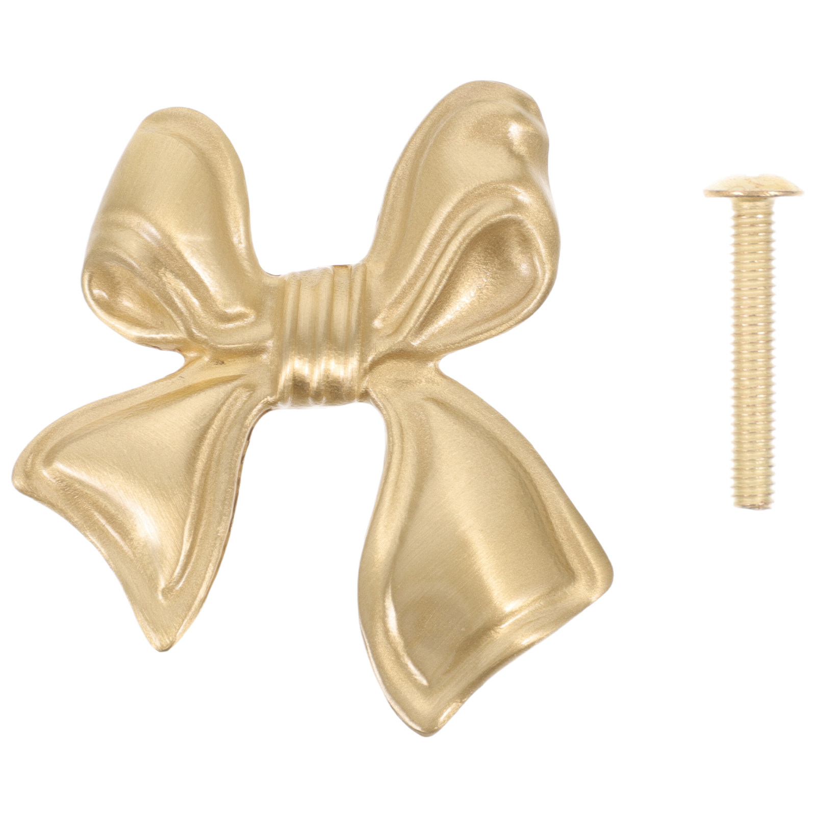 Brass Bow Drawer Pull Single H - Furniture Hardware Replacement ulasan dan harga