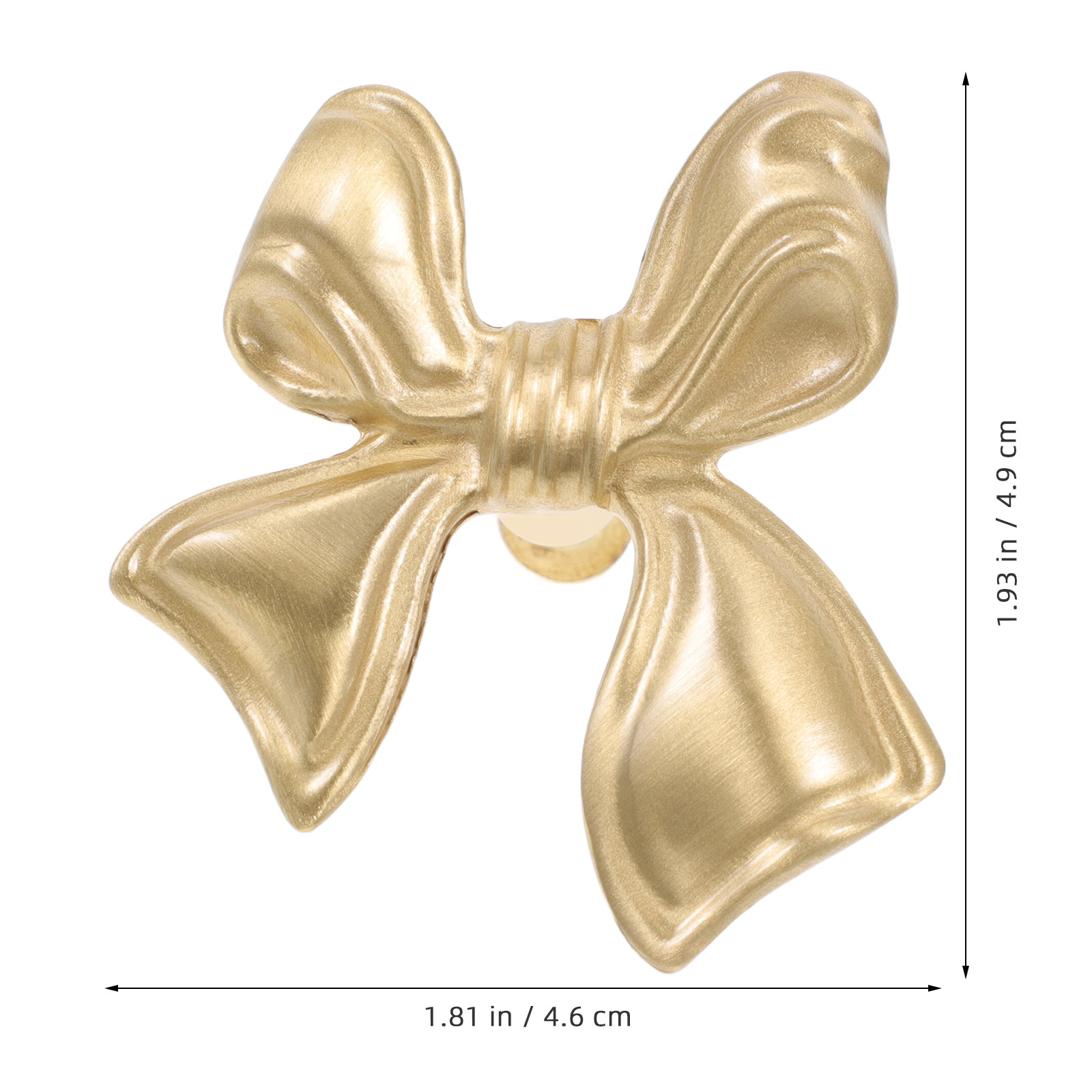 Brass Bow Drawer Pull Single H - Furniture Hardware Replacement ulasan dan harga