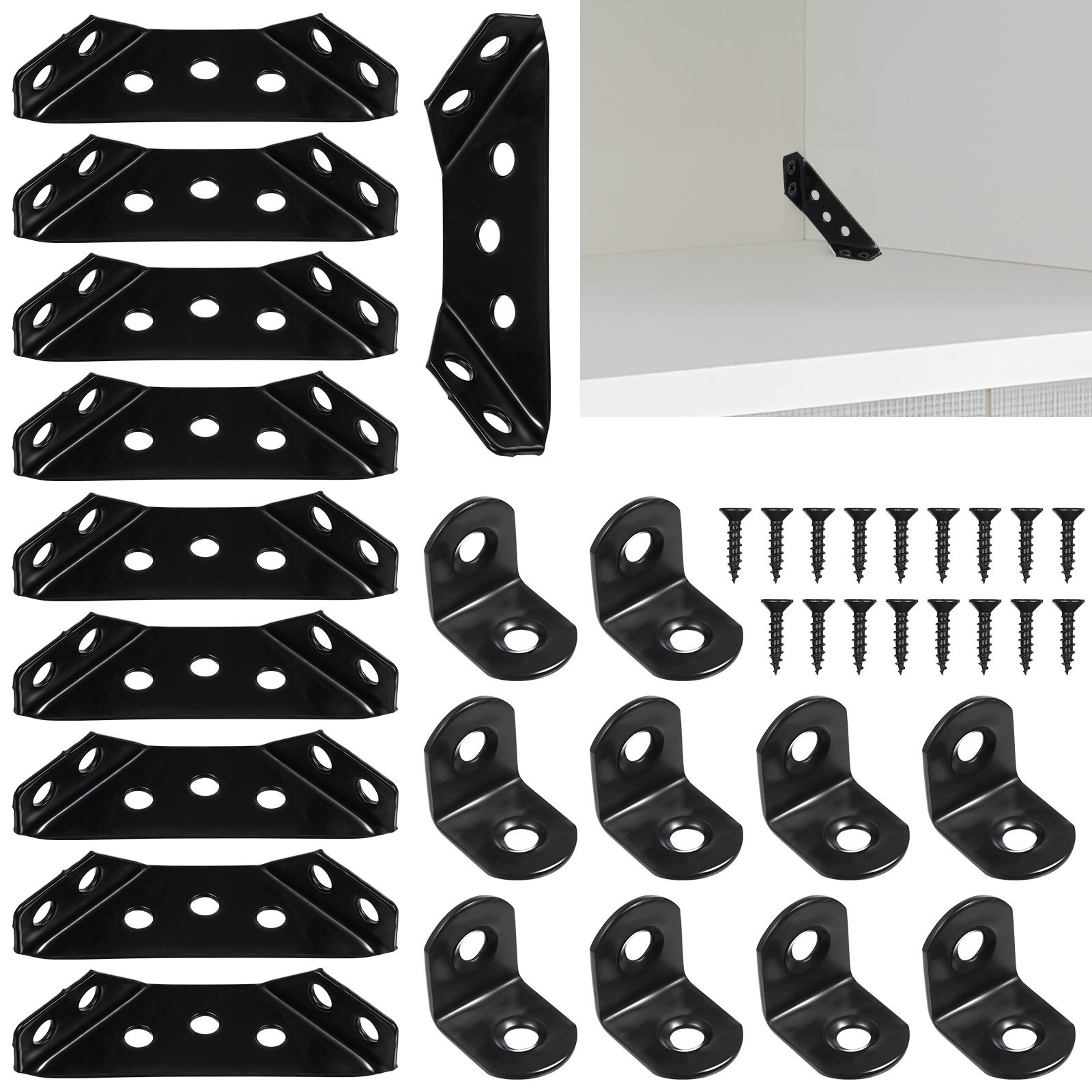 1Set Stainless Steel Angle Bra - Furniture Joining Hardware ulasan dan harga