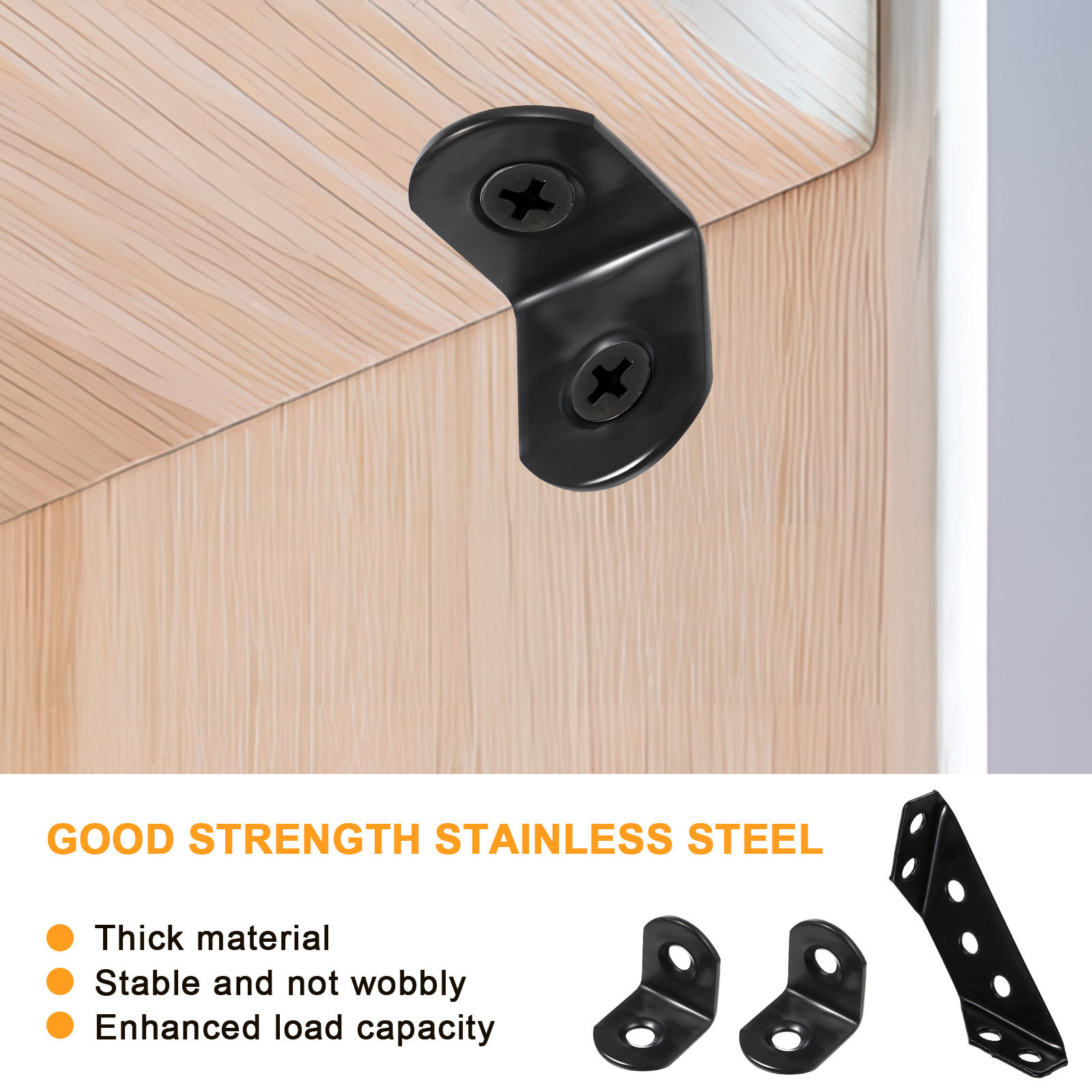 1Set Stainless Steel Angle Bra - Furniture Joining Hardware ulasan dan harga