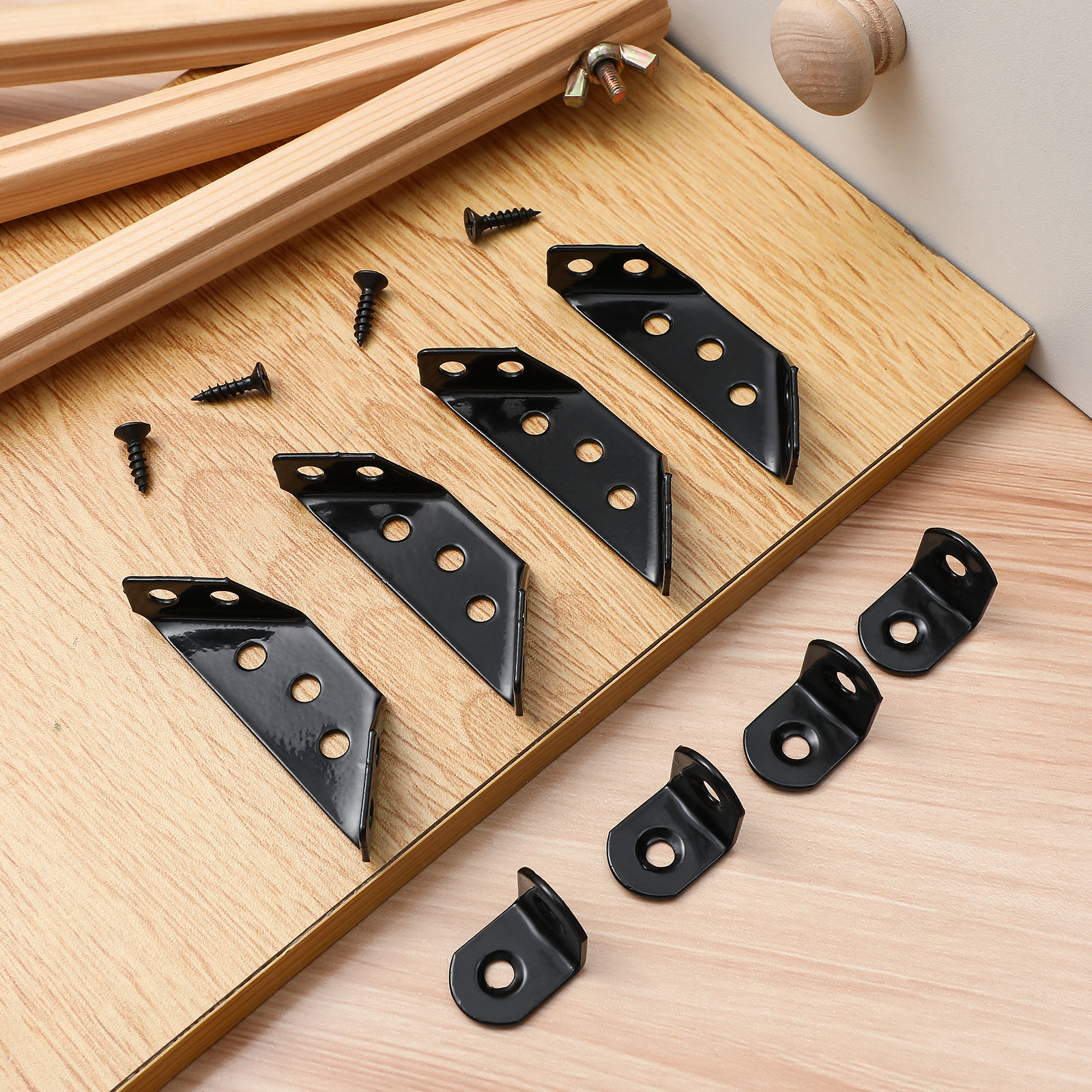 1Set Stainless Steel Angle Bra - Furniture Joining Hardware ulasan dan harga