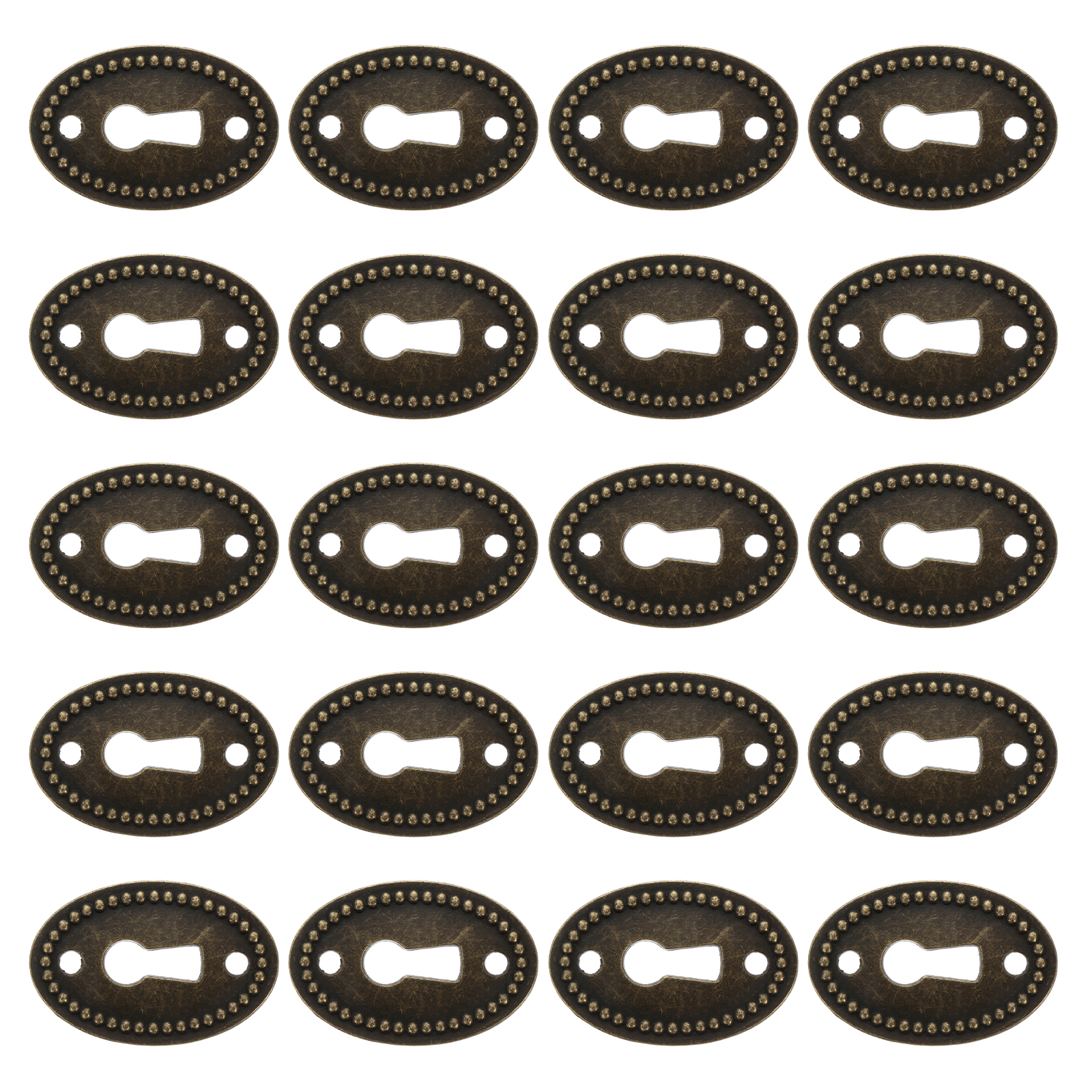 Vintage Brass Keyhole Cover Ov - Furniture Hardware Vintage ulasan dan harga
