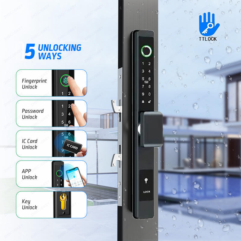ZHDCOOKEY Biometric Digital Do - Furniture Sliding Door Hardware ulasan dan harga