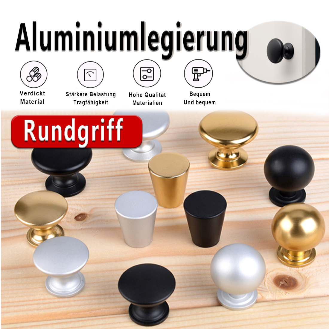 5PCS Aluminum  Kitchen Cupboar - Furniture Joint Hardware ulasan dan harga