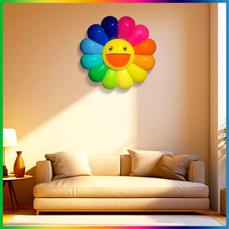 Color Sunflower Resin Wall Han - Furniture Hardware Stores ulasan dan harga