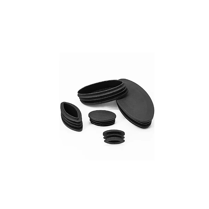 Black Plastic Olive Shape Tube - Furniture Hardware For Legs ulasan dan harga