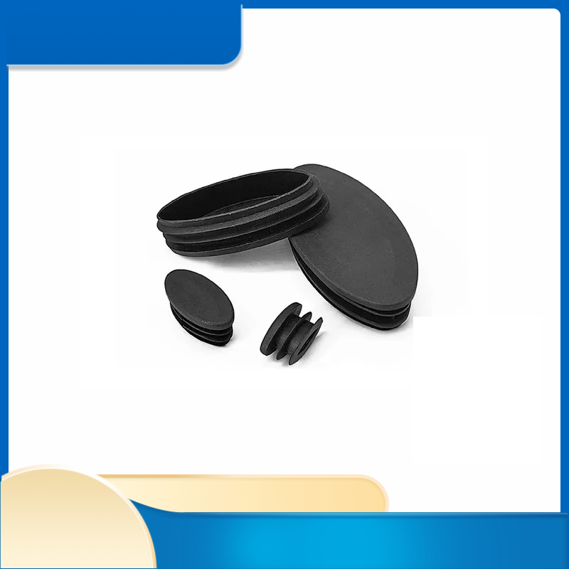 Black Plastic Olive Shape Tube - Furniture Hardware For Legs ulasan dan harga
