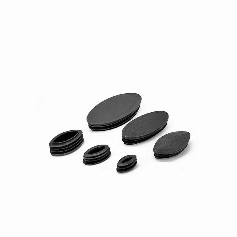 Black Plastic Olive Shape Tube - Furniture Hardware For Legs ulasan dan harga
