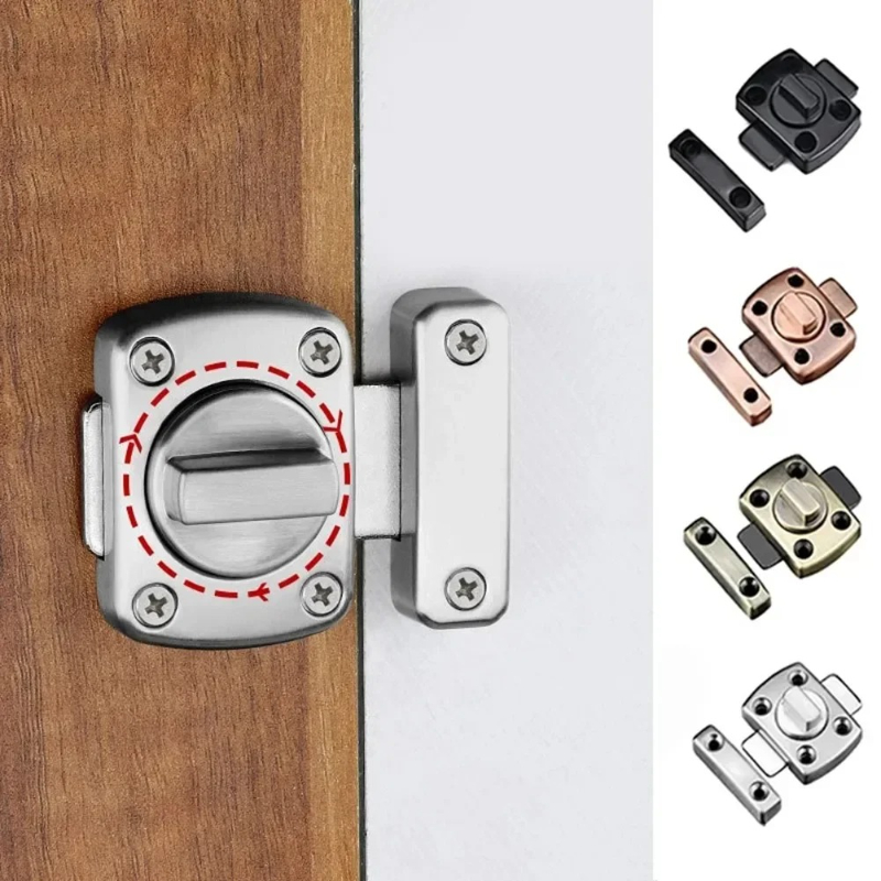 Anti-theft Cast Metal Door Lat - Furniture Sliding Door Hardware ulasan dan harga
