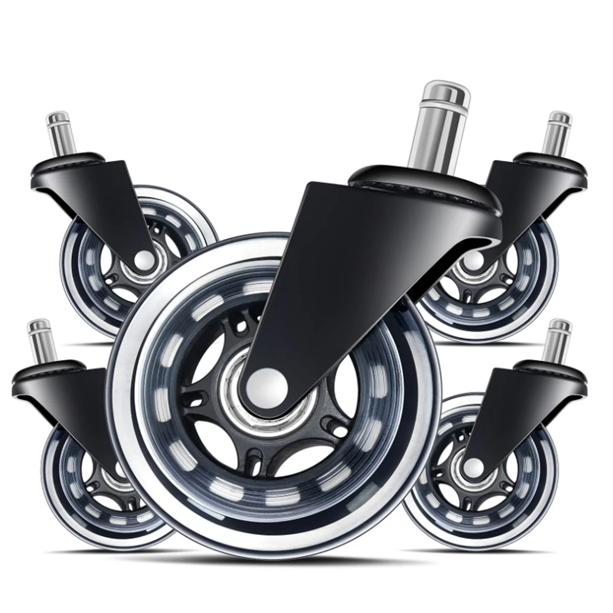 5PCS Office Chair Caster Wheel - Furniture Hardware Replacement ulasan dan harga