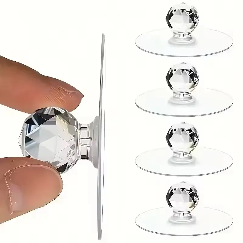 20pcs Transparent Crystal Door - Furniture Hook Hardware ulasan dan harga