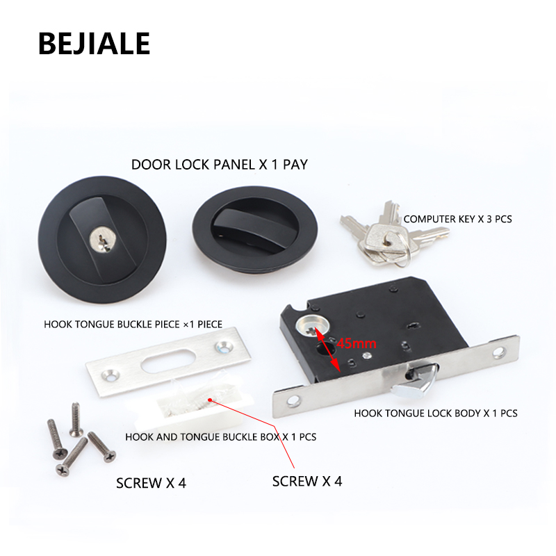 Black Sliding Door Sliding Doo - Furniture Sliding Door Hardware ulasan dan harga
