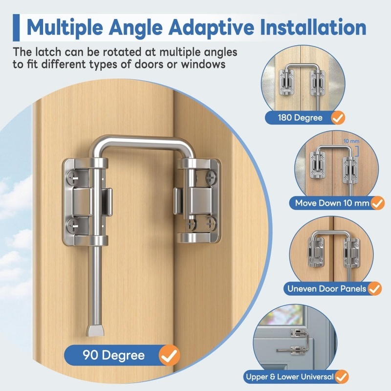U Shape Patio Sliding Door Loo - Furniture Sliding Door Hardware ulasan dan harga