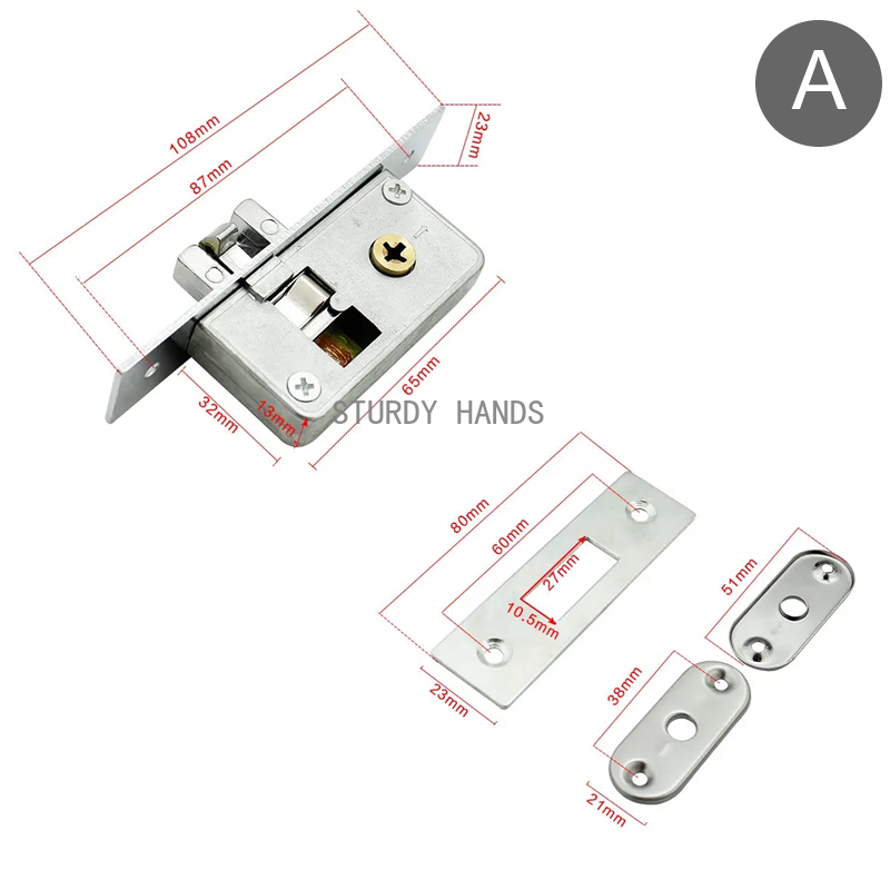 Alloy pin lock sliding door in - Furniture Sliding Door Hardware ulasan dan harga